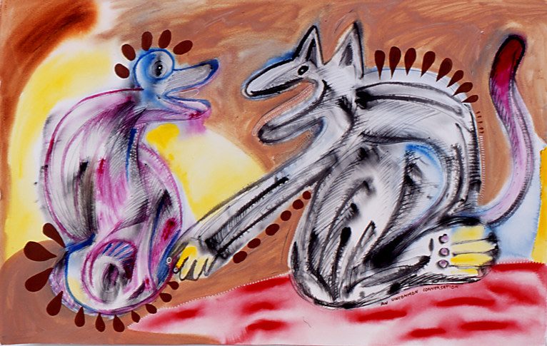 An Uncommon Conversation, 2003

watercolor on paper

26 x 40 1/2 inches&amp;nbsp;&amp;nbsp;&amp;nbsp;&amp;nbsp;&amp;nbsp;