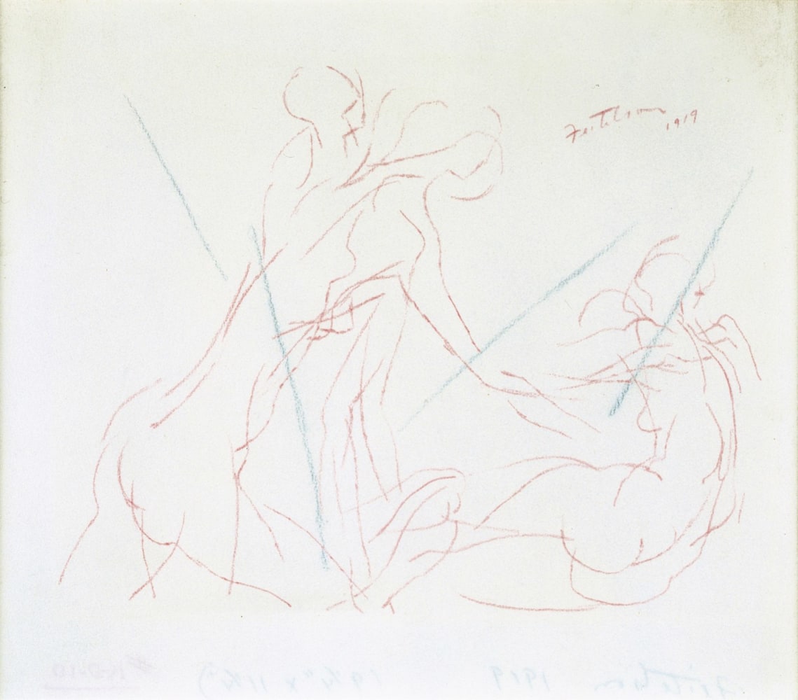 Three Figures, 1919

Conte crayon on paper

9 1/4 x 11 1/4 inches