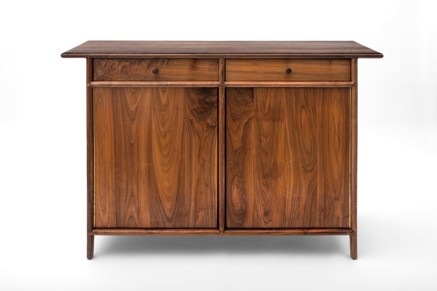 Sam Maloof (1916-2009) Custom Cabinet, circa 1965 walnut 36 1/4 x 51 1/2 x 20 3/4 inches; 92 x 130.8 x 52.7 centimeters ​​​​​​​LSFA# 12138