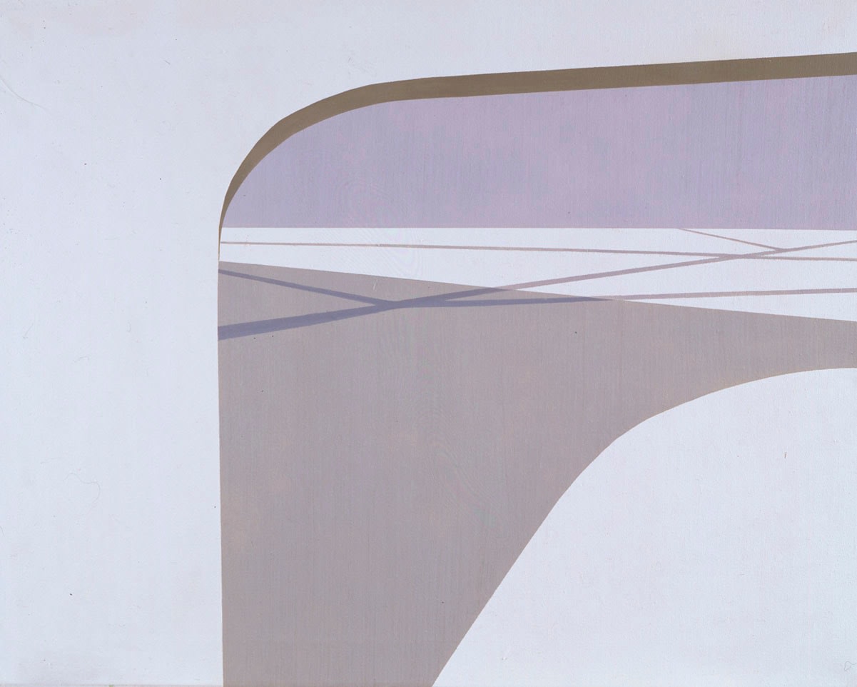 Helen Lundeberg (1908-1999)

Shadow of the Bridge I, 1962

oil on canvas

24 x 30 inches; 61 x 76.2 cm