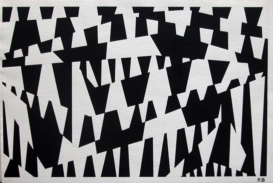 Untitled, 1956

India ink on paper

11 3/4 x 17 1/2 inches