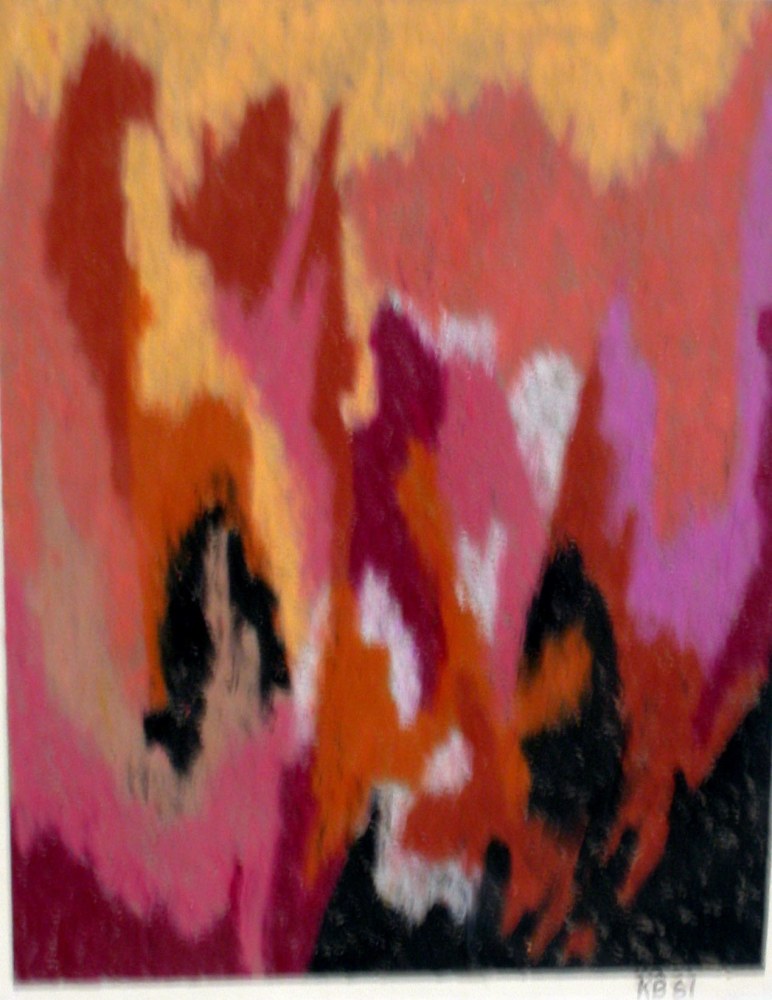 Untitled (Mauve, Pink, Black)&amp;nbsp;1961

Oil pastel on paper

6 x 4 1/2 inches&amp;nbsp;&amp;nbsp;&amp;nbsp;&amp;nbsp;&amp;nbsp;&amp;nbsp;&amp;nbsp;