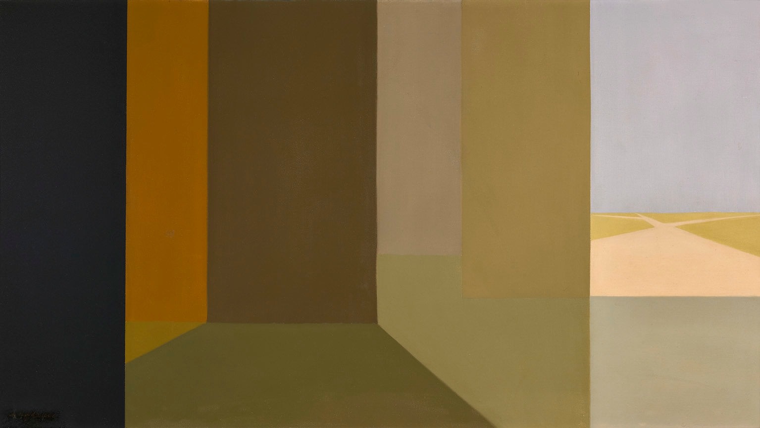Helen Lundeberg

The Road, 1958

oil on canvas

20 x 36 inches; 50.8 x 91.4 centimeters

LSFA# 10485