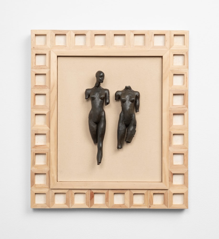 Cecilia Z. Miguez (b. 1955) Bronze Gesture 1, 2025 bronze, wood, and canvas 18 x 16 x 2 1/2 inches; 45.7 x 40.6 x 6.3 centimeters LSFA# 16452
