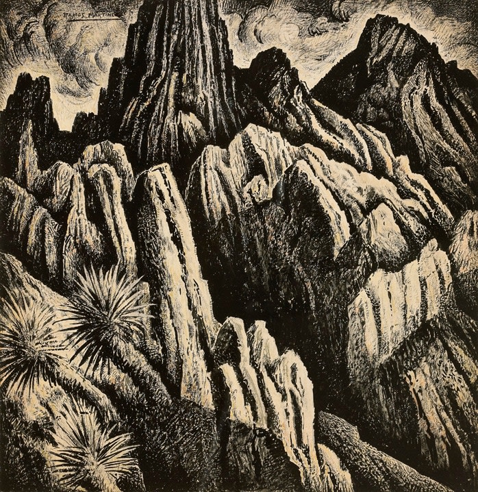 Cordillera Mexicana, 1934

tempera on paper

18 x 17 1/2 in.
