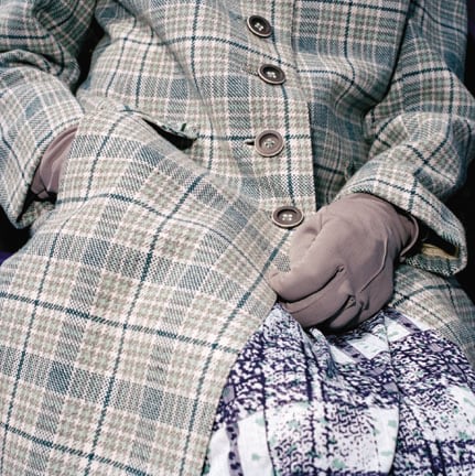 Very Shy Lady (Plaid Coat/Grey Gloves),&amp;nbsp;2000

c print, edition 3 of 20

20 x 20 inches