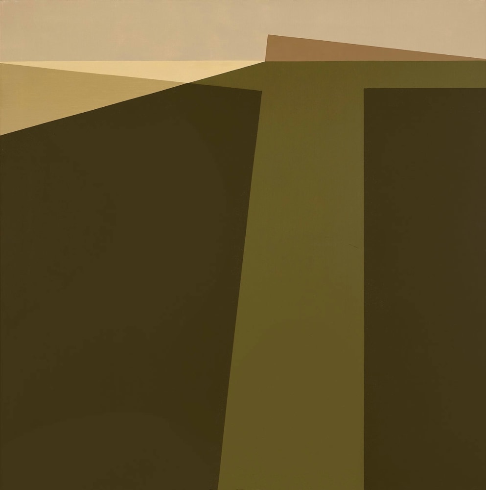 Helen Lundeberg(1908-1999) Landscape, 1961 oil on canvas 50 x 50 inches; 127 x 127 centimeters LSFA# 01217