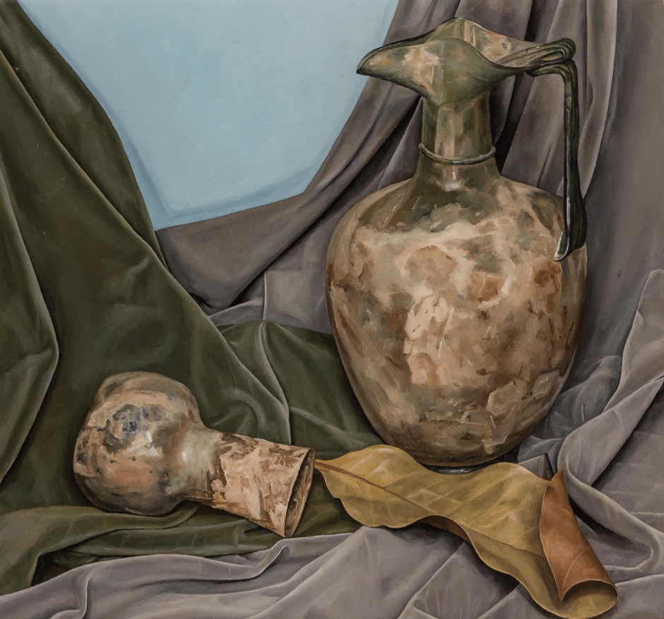 Luigi Lucioni&amp;nbsp;(1900-1988)
Classic Greys
oil on canvas
15 x 16 inches