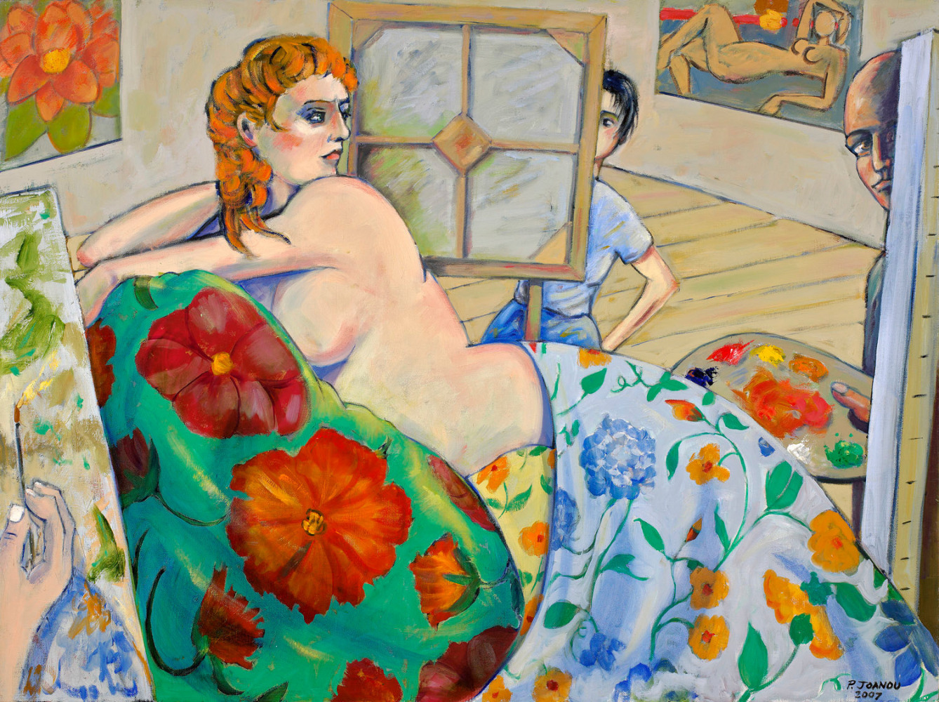 Artist and Model, 2007

oil on canvas

30 x 40 inches; 76.2 x 101.6 cm

LSFA# 11262