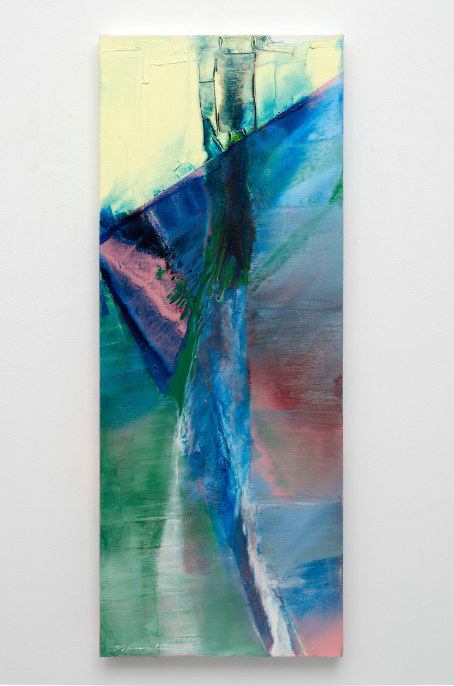 Pacific Series #7-88, 1988, acrylic on canvas 50 x 19 inches;  127 x 48.3 centimeters LSFA# 13961