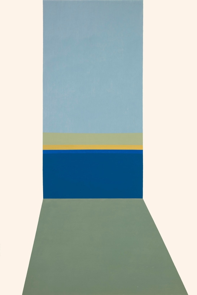 Helen Lundeberg (1908-1999)

Evening View, 1964

acrylic on canvas

60 x 40 inches; 152.4 x 101.6 cm