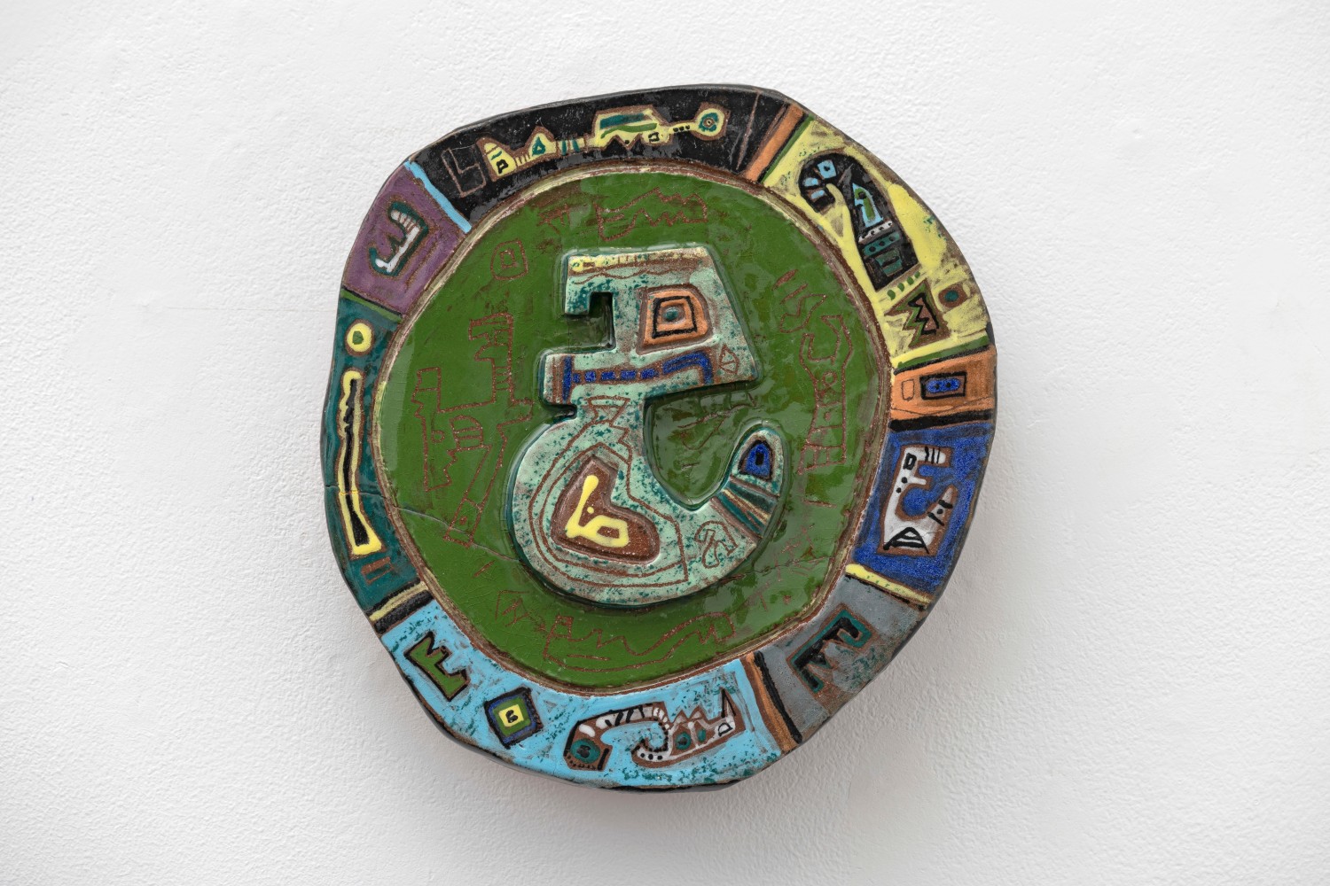 Ynez Johnston (1920-2019) Untitled, 1998     glazed ceramic 9 1/2 x 2 1/2 inches;  24.1 x 6.3 centimeters LSFA# 15806