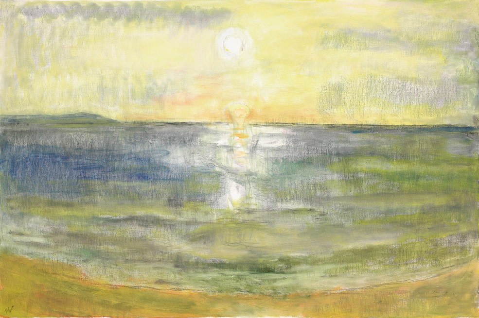 End of Day, 1982, oil on canvas 32 x 48 inches;  81.3 x 121.9 centimeters LSFA# 10682