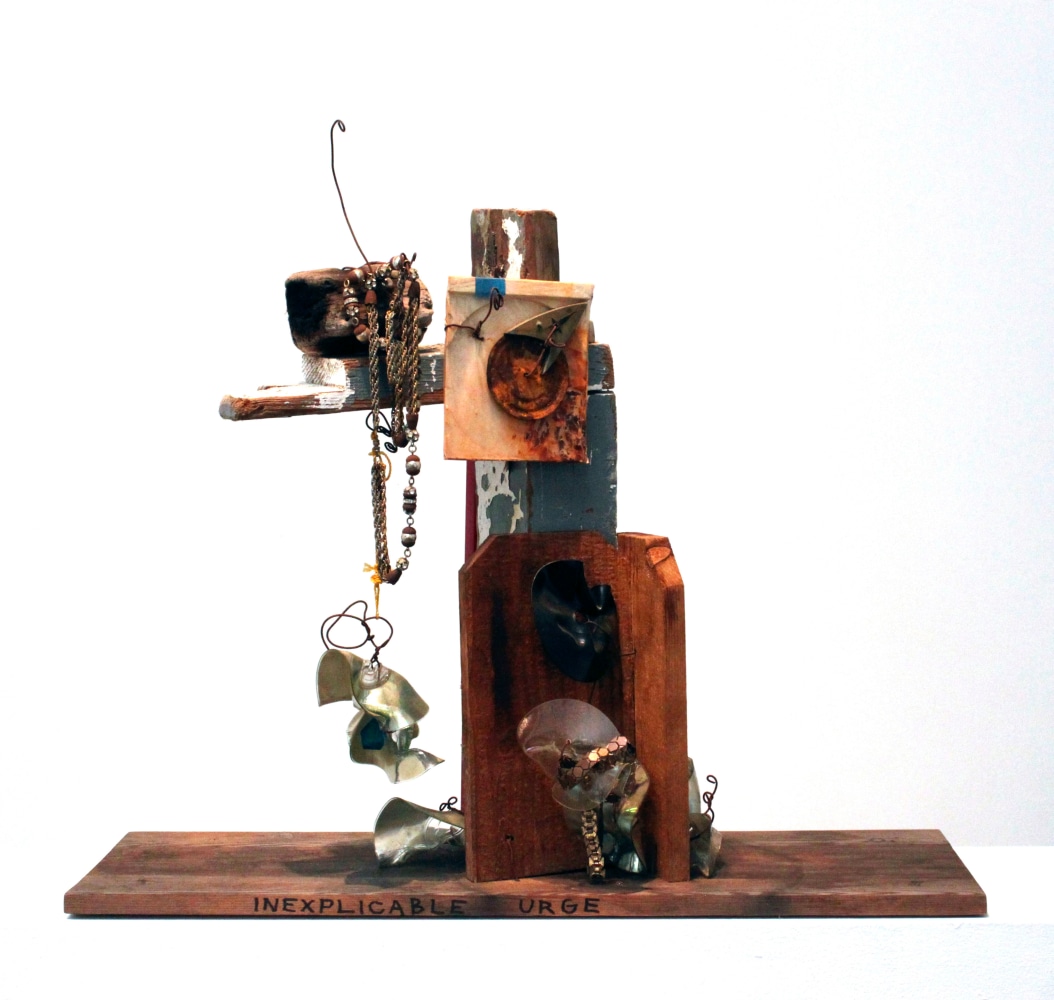 Inexplicable Urge, 2012     mixed media 24 x 28 x 12 inches;  61 x 71.1 x 30.5 centimeters LSFA# 13116