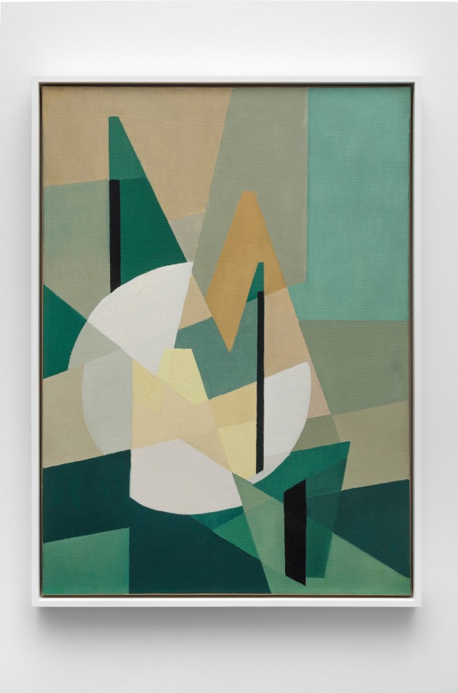 Anita Payró (1897-1980) Composición, 1966 oil on canvas 27 5/8 x 19 5/8 inches; 70.2 x 49.9 centimeters LSFA# 11129