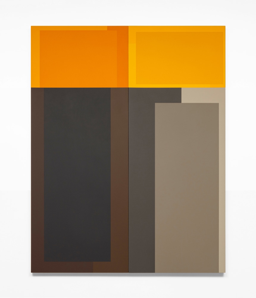 Richard Wilson (b. 1944) Vineyards Dye, 2023  acrylic on canvas 63 x 49 1/2 inches;  160 x 125.7 centimeters LSFA# 16006