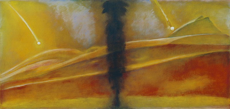 Short Night, February 1979
oil on canvas
40 x 99 inches; 101.6 x 251.5 centimeters
LSFA# 1644