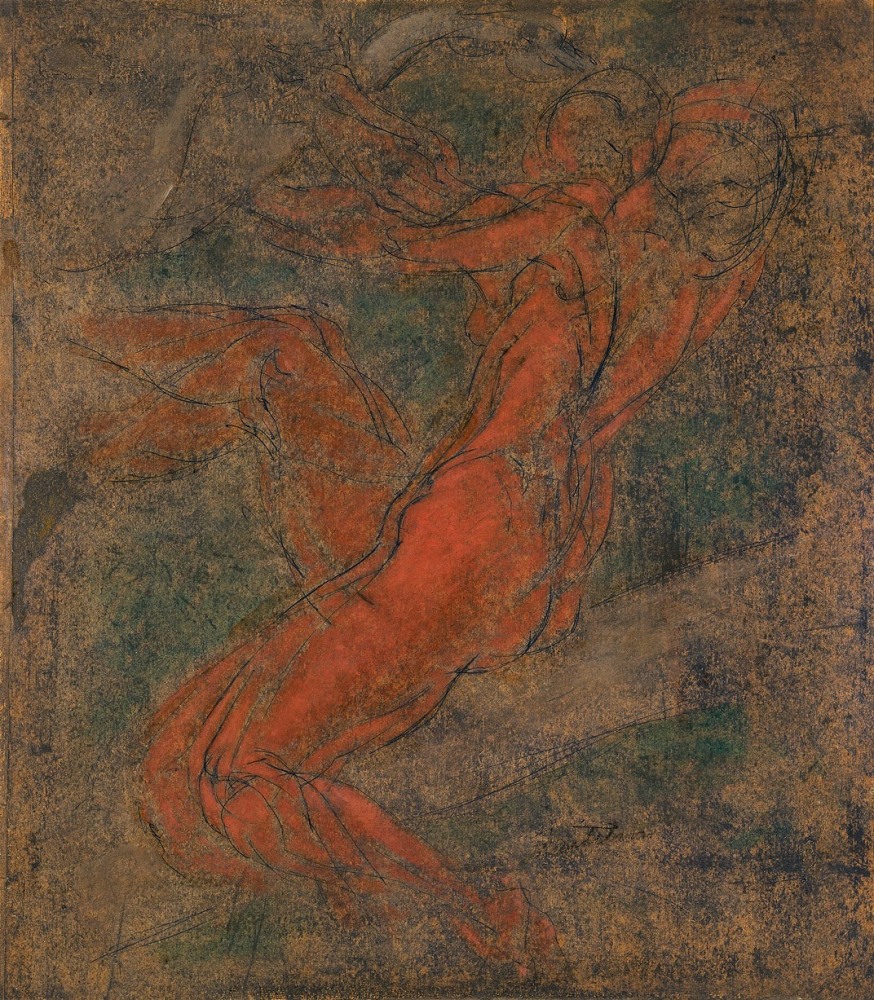 Leda (Study in Kinetics), 1919

oil on carton

21 3/8 x 18 7/8 inches; 54.5 x 47.8 cm