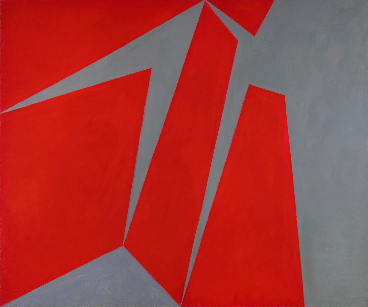 Lorser Feitelson&amp;nbsp;(1898-1978)&amp;nbsp;
Magical Space Forms, 1954
oil on canvas
50 x 60 inches; 127 x 152.4 centimeters
LSFA# 10346