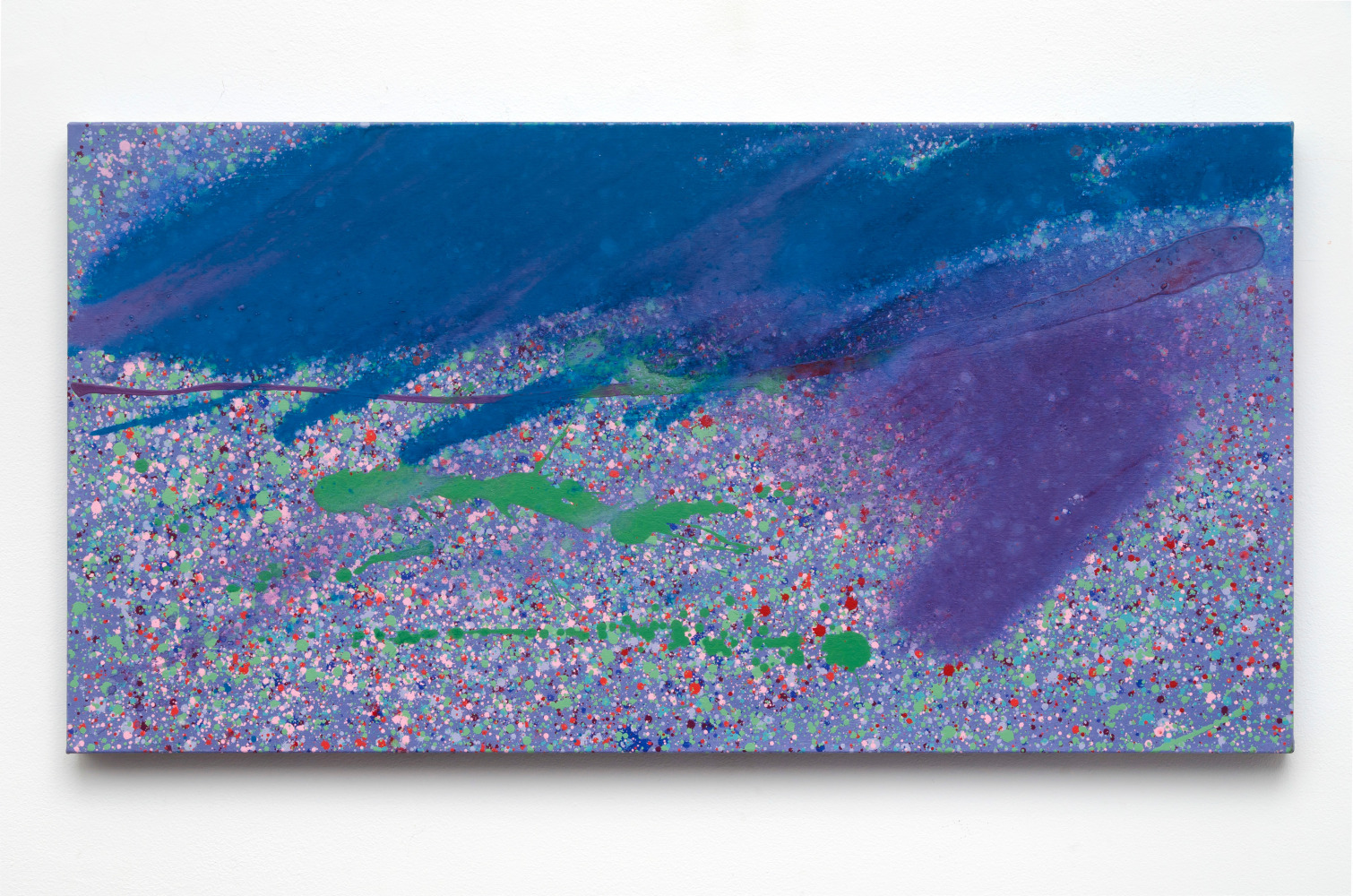 Untitled (B), c. 1990s acrylic on canvas 20 x 40 inches; 50.8 x 101.6 centimeters LSFA# 14005
