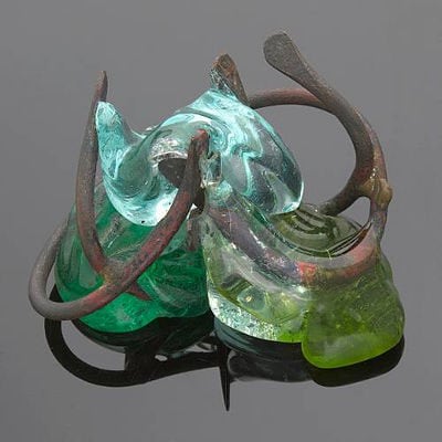 Claire Falkenstein

Untitled (Fusion)

glass fused with copper

2 x 3 x 3 3/4 inches; 5 x 7.6 x 9.5 cm