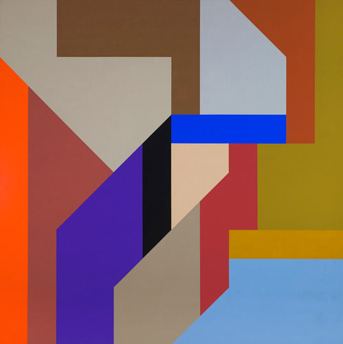 #22, 1988     oil on canvas 60 x 60 inches;  152.4 x 152.4 centimeters LSFA# 12321
