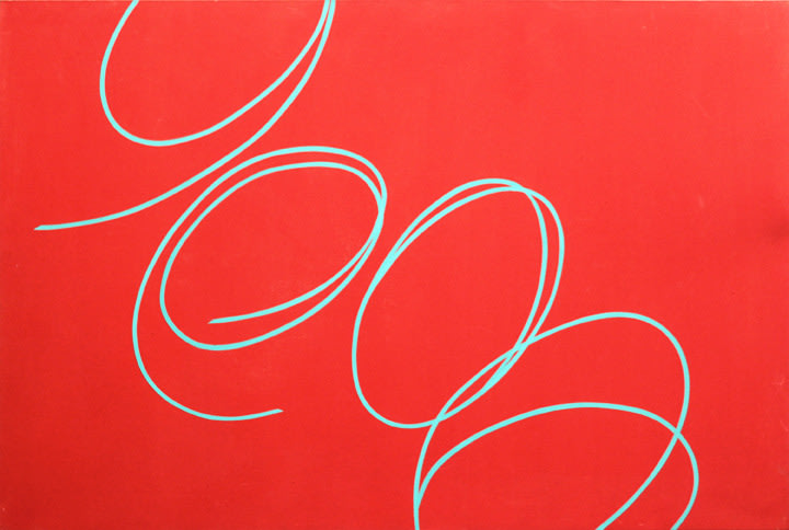 Untitled (Colorform Series), 1966     acrylic on canvas 40 x 60 inches;  101.6 x 152.4 centimeters LSFA# 12448
