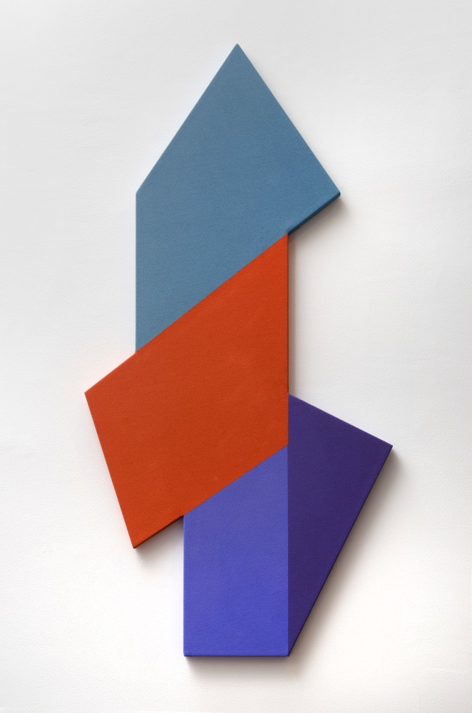 Mokha Laget (b. 1959) Bebop, 2018 acrylic and clay paint on shaped canvas 48 x 24 inches; 121.9 x 61 centimeters LSFA# 13900