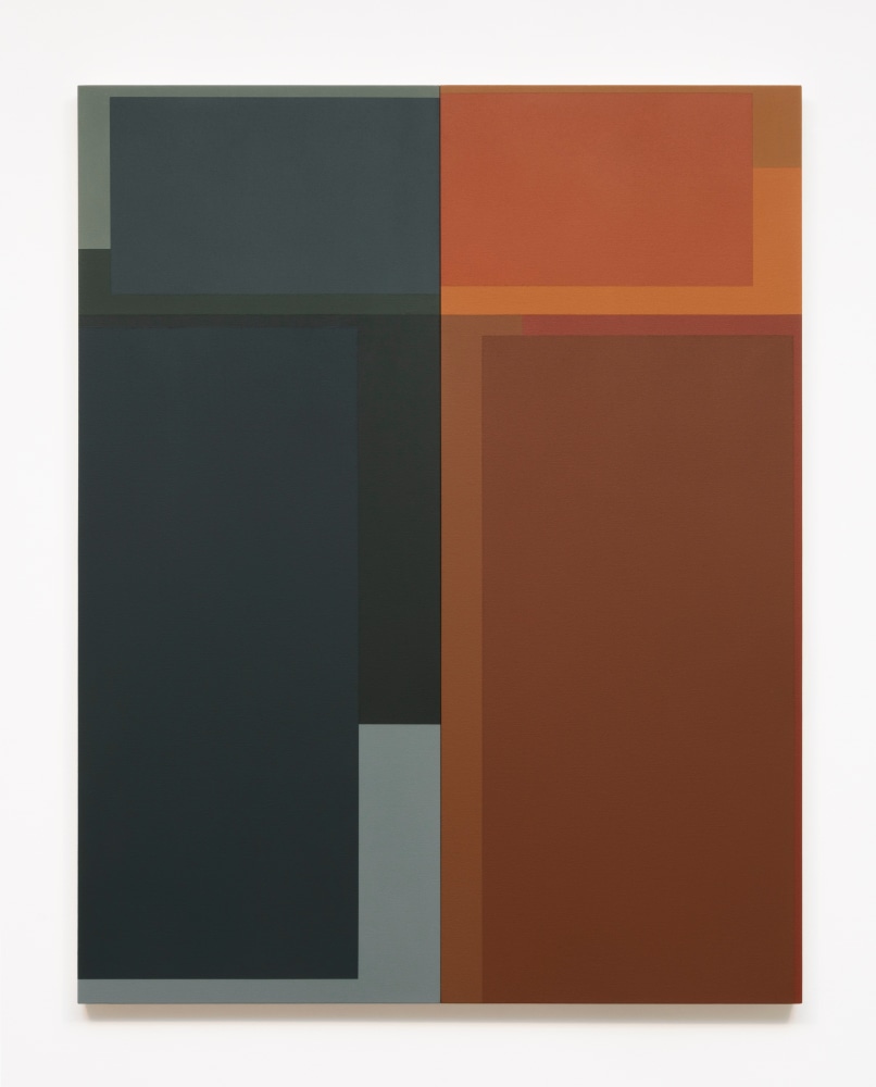 Richard Wilson (b. 1944) Dramatic Bridge, 2022  acrylic on canvas 49 x 38 1/2 inches;  124.5 x 97.8 centimeters LSFA# 15561