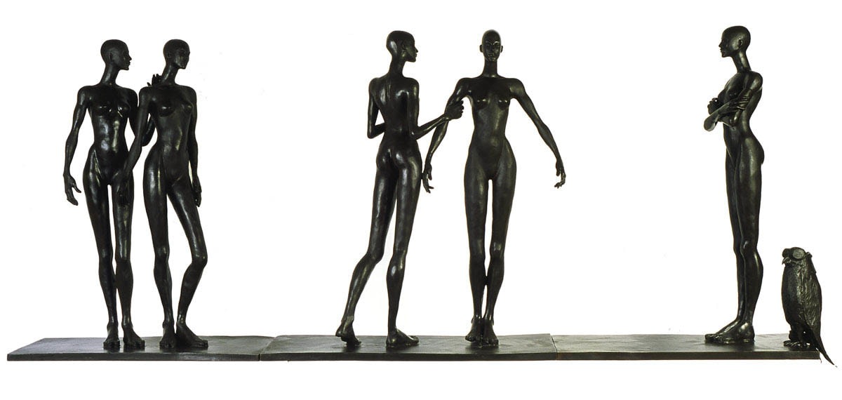 Cecilia Miguez

The Falcon (Desire to Fly II), 2004

patinated bronze

34 x 77 x 11 inches;&amp;nbsp;86.4 x 195.6 x 27.9 cm&amp;nbsp;&amp;nbsp;&amp;nbsp;