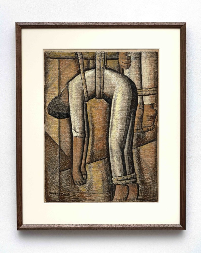 Alfredo Ramos Martinez (1871-1946)&amp;nbsp;

Los Torturados, c. 1942

tempera on newsprint (El Universal, November 13, 1942)

22 7/8 x 16 7/8 inches; 58.1 x 42.9 centimeters
LSFA# 14983