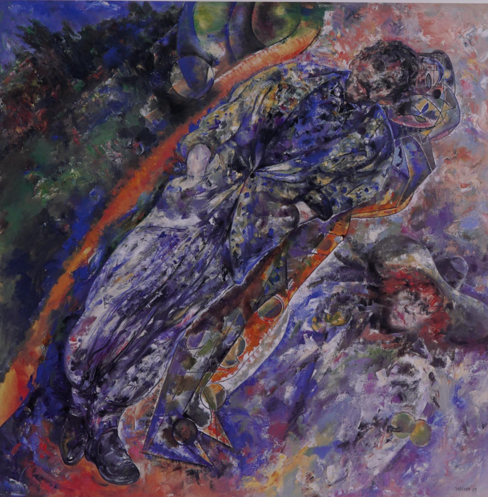 Leaden Echo, 1989
oil on canvas &amp;nbsp;&amp;nbsp; &amp;nbsp;

70 x 70 inches; 177 x 177 centimeters&amp;nbsp;&amp;nbsp; &amp;nbsp;