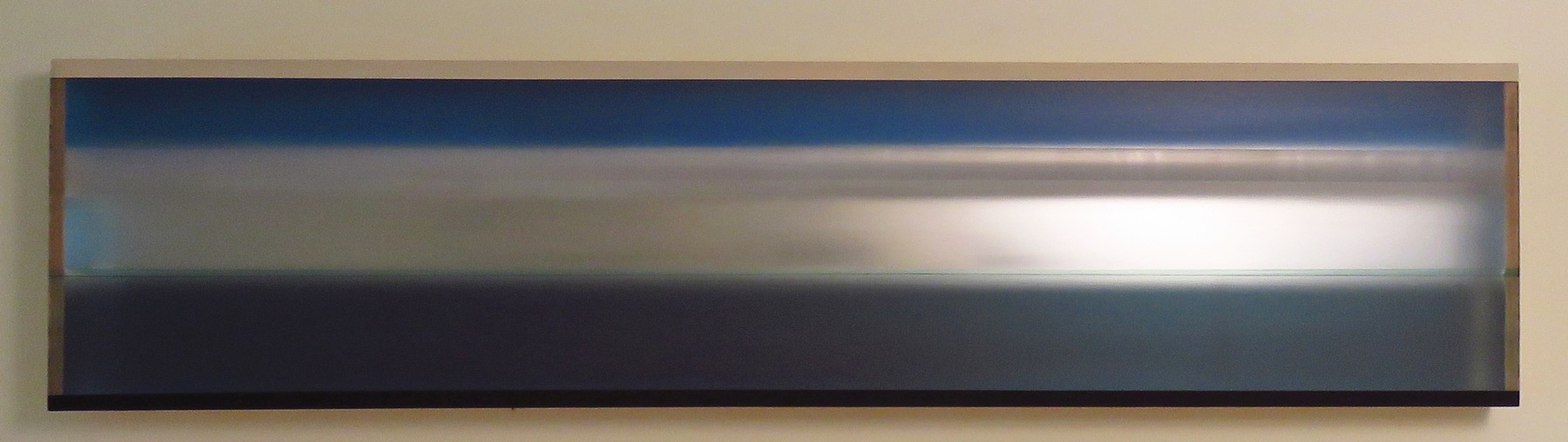 Heather Hutchison (b. 1964)
Fast Track, 2019
mixed media, reclaimed Plexiglas, birch plywood box
18 x 76 x 3 3/4 inches;&amp;nbsp; 45.7 x 193 x 9.5 centimeters
LSFA# 16242