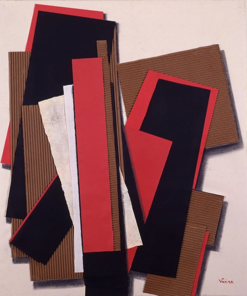 Sophia Vari

Le Fil du Pass&amp;eacute;, 1995 &amp;nbsp;

paper collage on canvas &amp;nbsp;

39 3/8 x 32 1/4 inches; &amp;nbsp;100 x 82 centimeters
