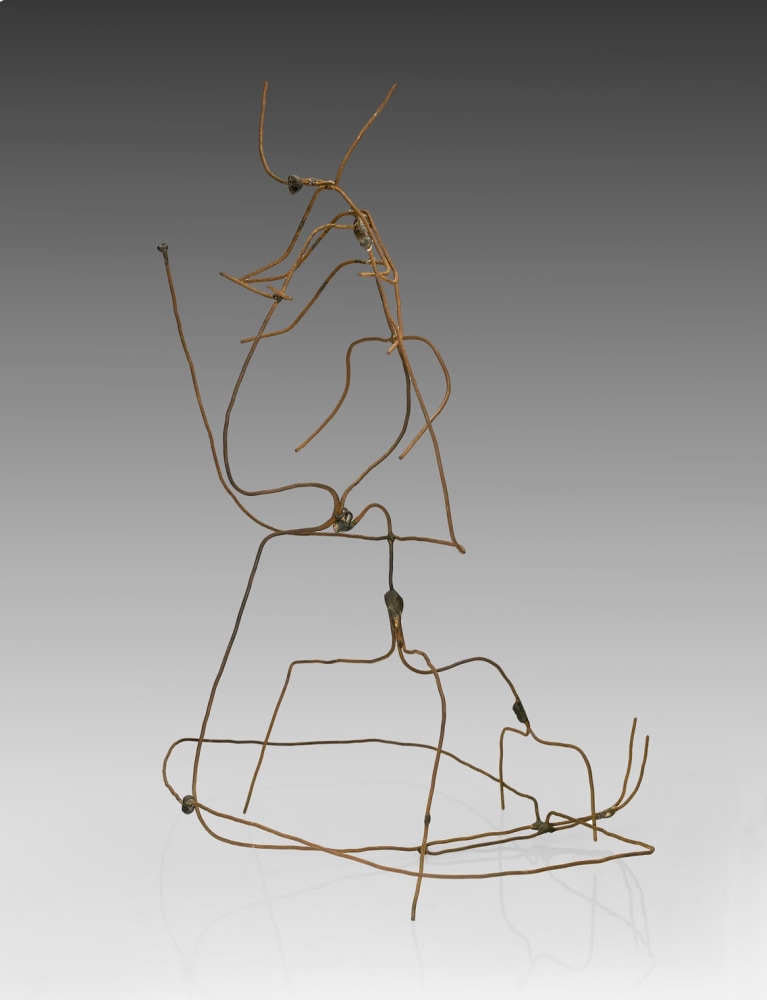 Claire Falkenstein (1908-1997)

First Leda (Model for Leda and the Swan), Paris, 1950

iron wire

14 x 13 x 9 inches&amp;nbsp;&amp;nbsp;&amp;nbsp;&amp;nbsp;&amp;nbsp;&amp;nbsp;&amp;nbsp;&amp;nbsp;&amp;nbsp;&amp;nbsp;&amp;nbsp;&amp;nbsp;&amp;nbsp;&amp;nbsp;&amp;nbsp;&amp;nbsp;&amp;nbsp;