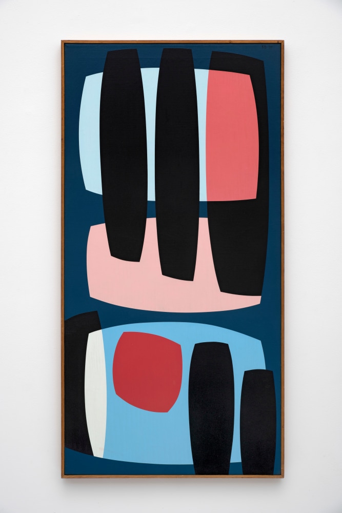 Black Pillars, 1957

oil on canvas

48 x 24 inches; 122 x 61 centimeters