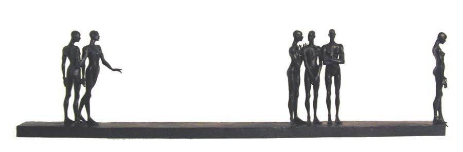 Dream (Don&amp;#39;t you ever, ever), 2003

patinated bronze

15 x 58 x 5 inches; 38.1 x 147.3 x 12.7 cm