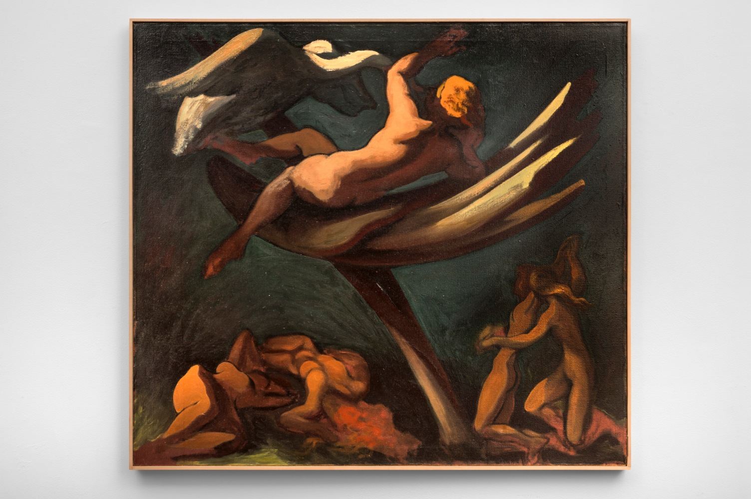 Leda, 1943 oil on canvas 36 x 40 inches; 91.4 x 101.6 centimeters LSFA# 00055