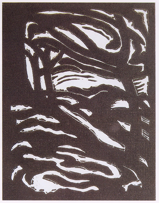 J&amp;aacute;nos Mattis Teutsch

Composition, 1917

linocut on paper

5 13/16 x 4&amp;nbsp; 5/16 inches; 14.8 x 11.4 centimeters