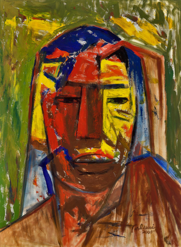 Samella Lewis  Massai, 2005  oil on canvas  40 x 31 inches; 101.6 x 78.7 centimeters  LSFA#12092