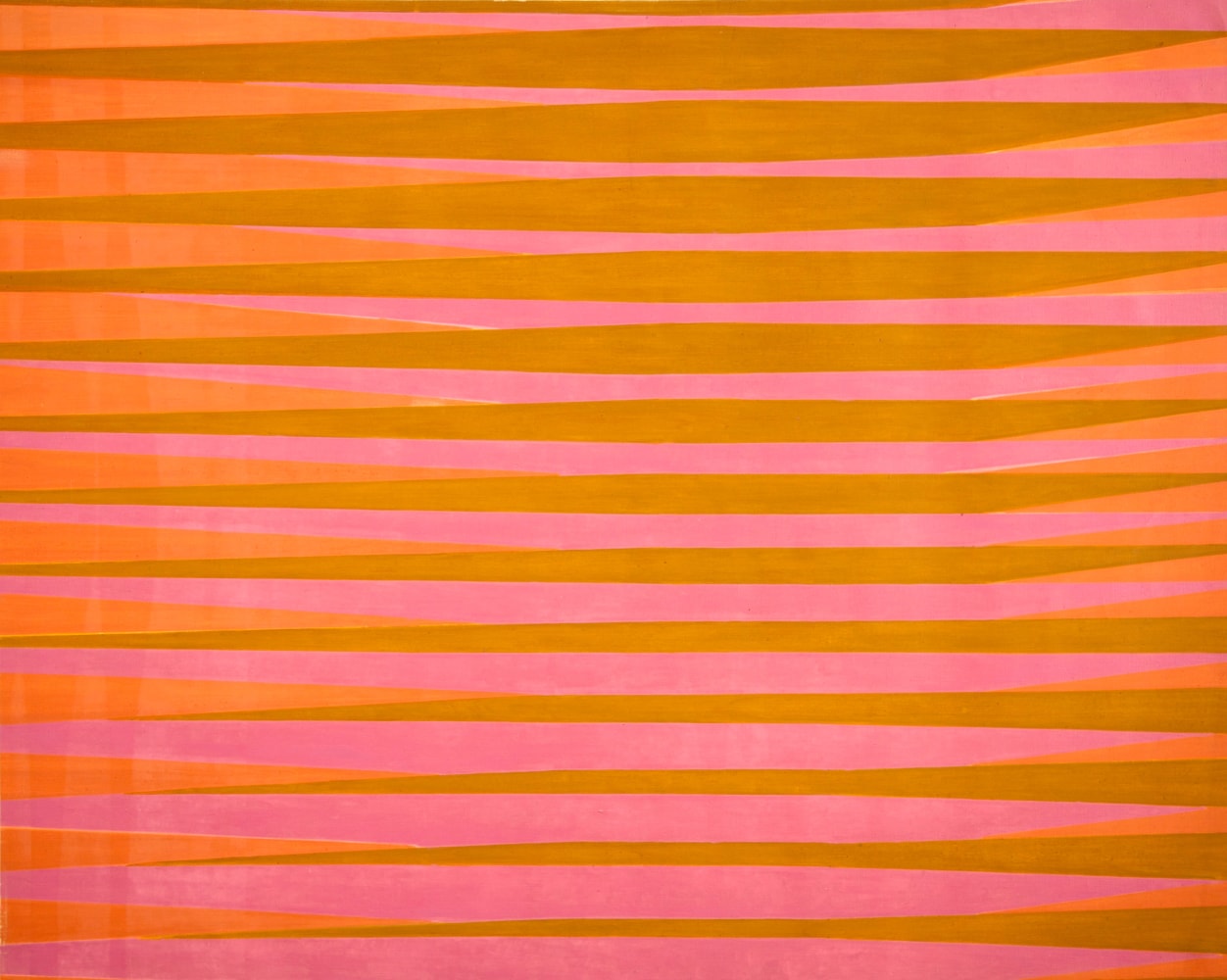 Michael Kidner (1917-2009) Stripes Study for Bill, 1962 oil on canvas 47 3/4 x 59 1/2 inches; 121.3 x 151.1 centimeters LSFA# 14069