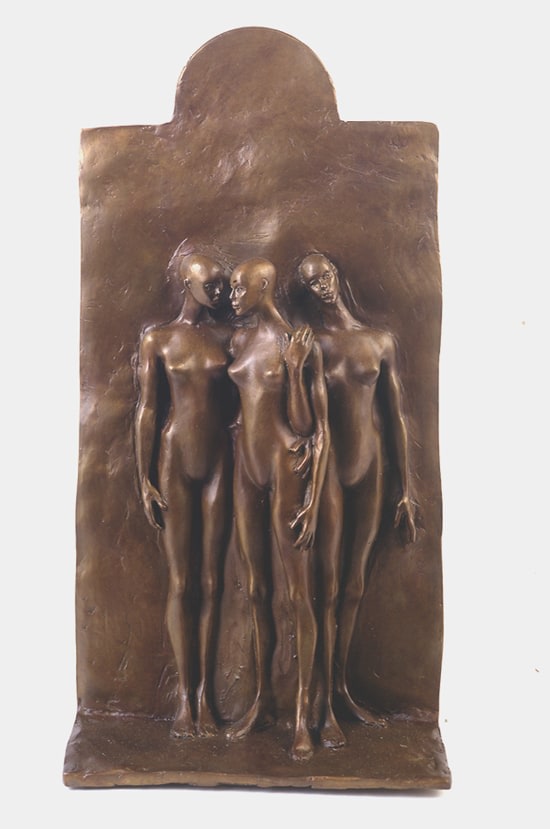 The Three Graces&amp;nbsp;(Instant Enlightenment Kit (Series of 16), 2002)

bronze

17 X 9 X 4 inches; 43.2 X 22.8 X 10.2 centimeters