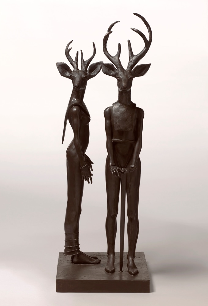 Cecilia Z. Miguez (b. 1955) Venados, 2019 bronze 41 x 14 x 14 inches; 104.1 x 35.6 x 35.6 centimeters LSFA# 14284