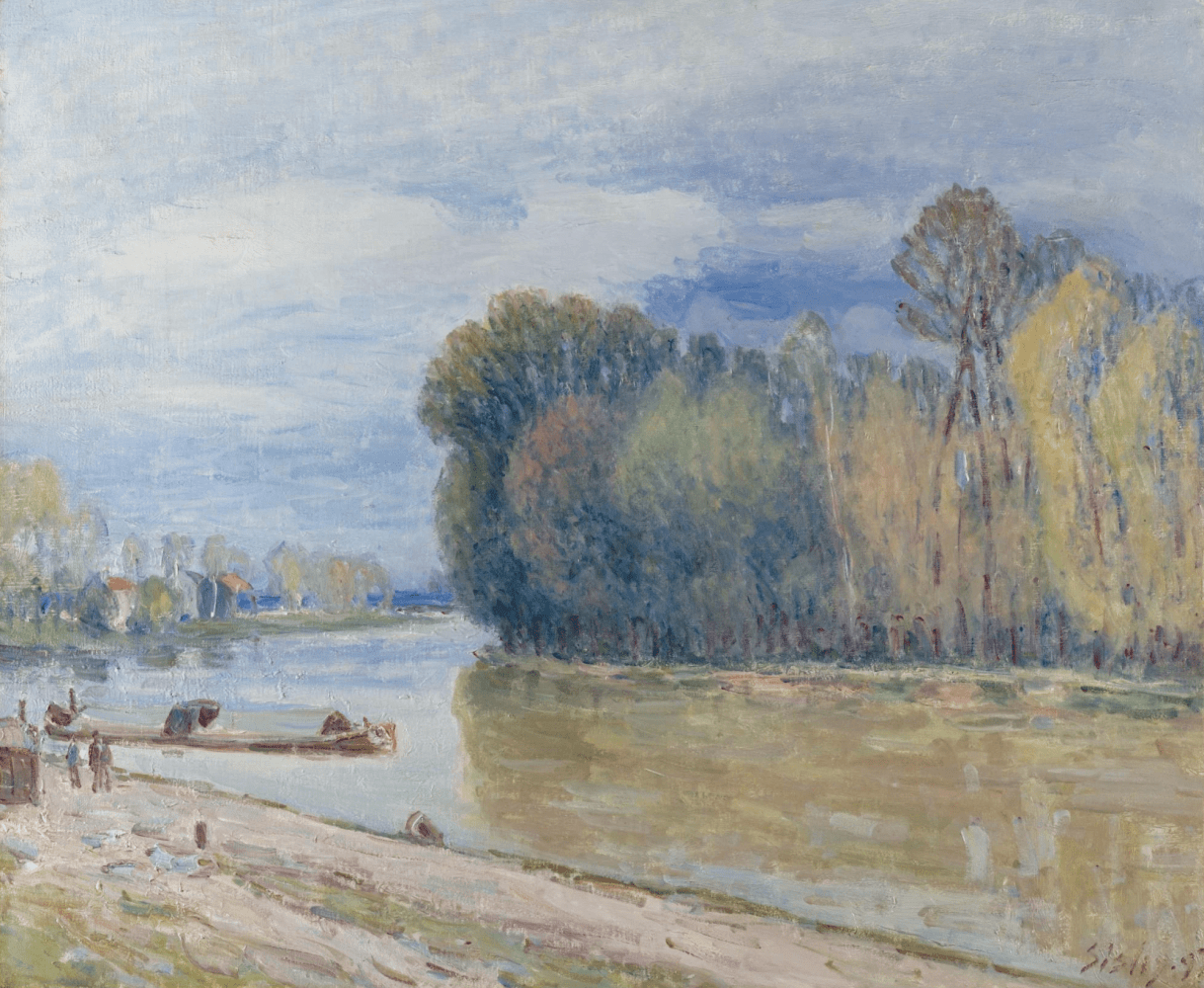 Alfred Sisley

Le Canal du Loing au Printemps