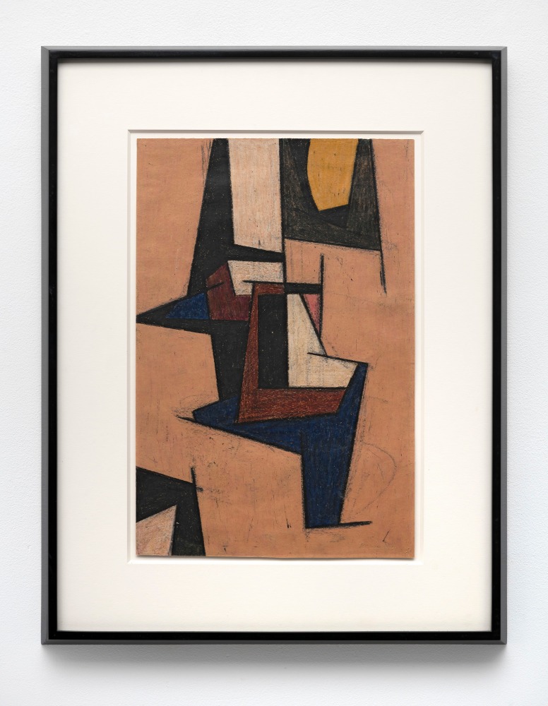 Karl Benjamin (1925-2012)

Abstract Composition, circa 1957

pastel and crayon on paper

17 x 12 inches; 43.2 x 30.5 centimeters

LSFA# 13200