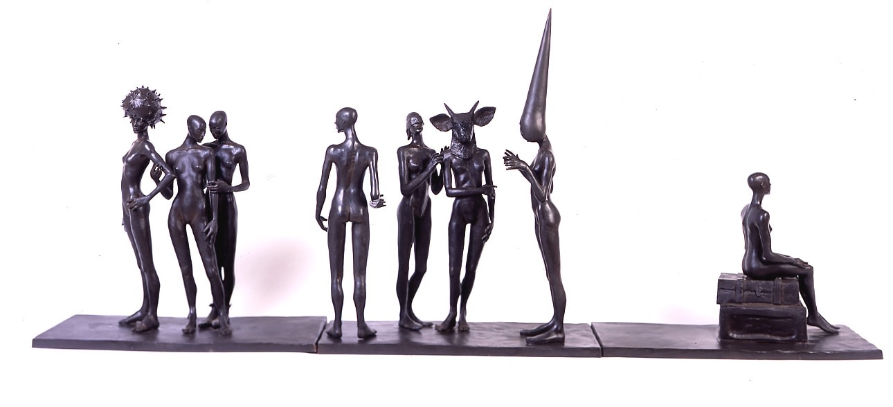 Hypnotic Journey, 2002

bronze with black patina

28 x 68 x 11 inches; 71.1 x 172.7 x 28 centimeters