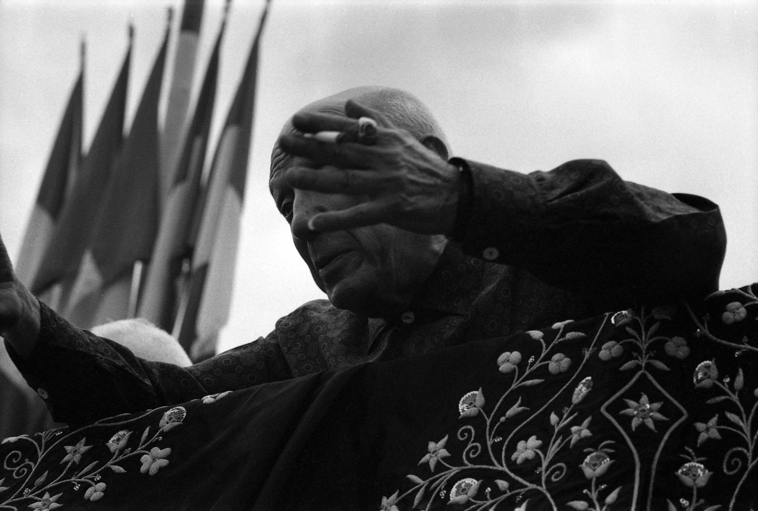 Picasso, Fr&amp;eacute;jus, 1962

silver gelatin print, edition 1/30

9.45 x 11.81 inches; 24 x 30 centimeters

LSFA# 11177