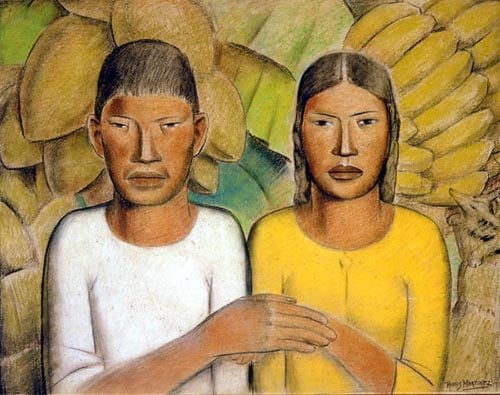 Alfredo Ramos Martinez

The Betrothal, circa 1930

pastel and charcoal on paper

23 3/4 x 30 inches