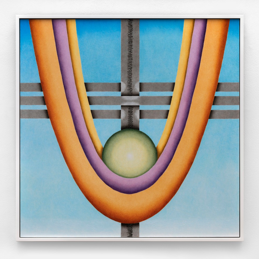Mark Leonard (b. 1954)
Catenary Curves II, December, 2023
gouache and synthetic resin on panel
24 x 24 inches; 61 x 61 centimeters
LSFA# 16182