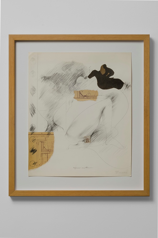 Matsumi Kanemitsu (1922-1992) Untitled, 1975 paper collage and graphite on paper 17 x 14 inches; 43.2 x 35.6 centimeters LSFA# 13769